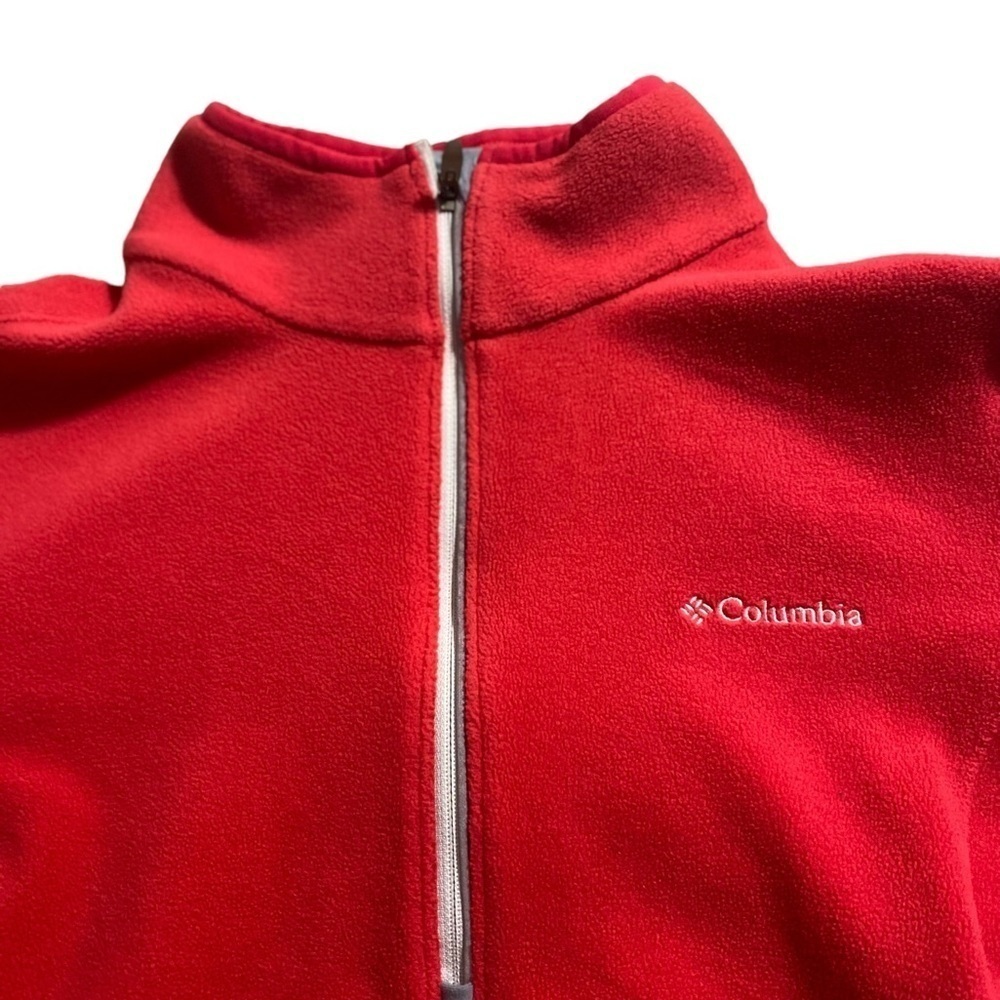 SOLD
Columbia Red Fleece OmniHeat Zip Jacket sz L great condition women - Picture 3 of 13